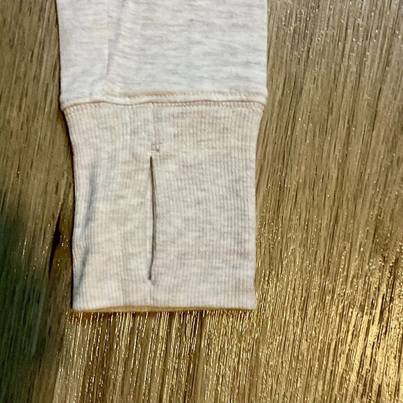 Athleta Sunrise V-Neck Sweatshirt Modal Soft Stretchy Thumbholes Size Medium EUC - Picture 4 of 10